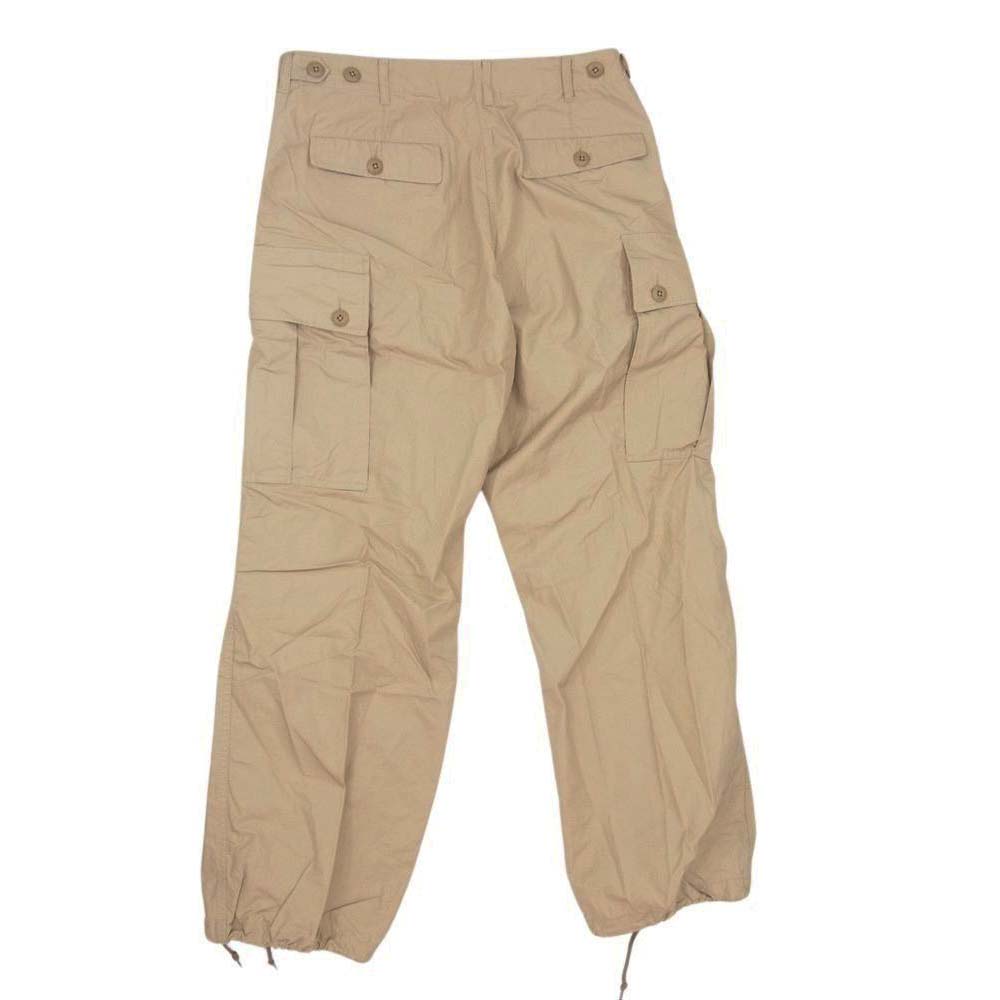 BEAMS ビームス 38-24-0081-803 PLUS MIL 6 Pocket 80/3 Ripstop ミリタリー リップストップ カーゴ パンツ ベージュ ベージュ系 M【中古】