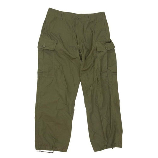 BEAMS ビームス 38-24-0081-803 PLUS MIL 6 Pocket 80/3 Ripstop ミリタリー リップストップ カーゴ パンツ グリーン グリーン系 M【中古】