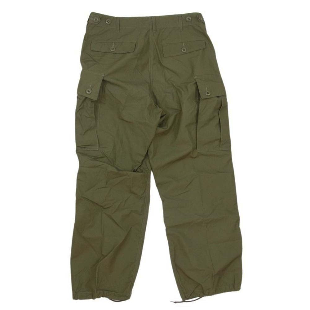 BEAMS ビームス 38-24-0081-803 PLUS MIL 6 Pocket 80/3 Ripstop ミリタリー リップストップ カーゴ パンツ グリーン グリーン系 M【中古】