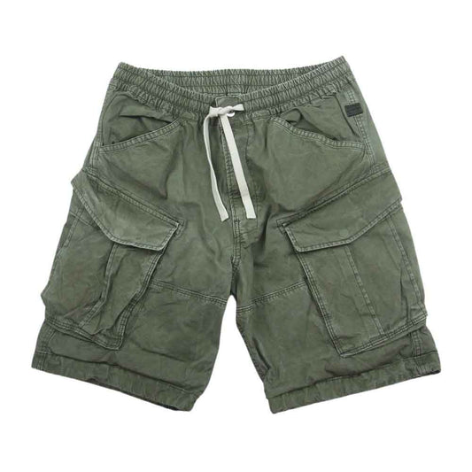 G-STAR ジースター ミリタリー ショート ハーフ カーゴ パンツ カーキ系 33【中古】