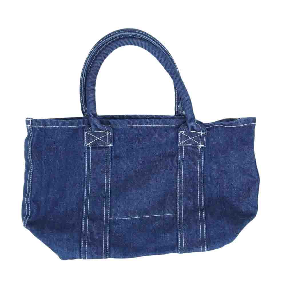 Ron Herman ロンハーマン RH刺繍 デニム トート バッグ インディゴブルー系【中古】