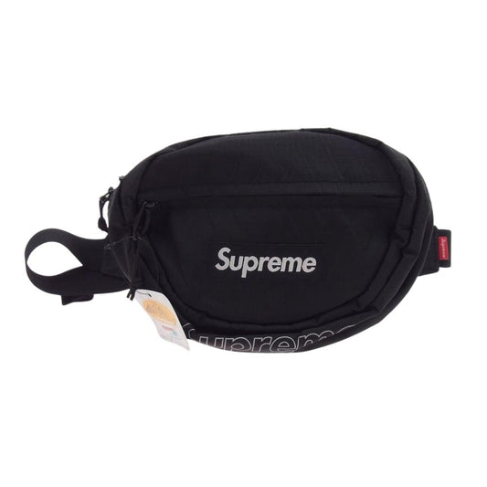 Supreme シュプリーム 18AW WAIST BAG ボックス ロゴ ウェスト バッグ ブラック系【極上美品】【中古】