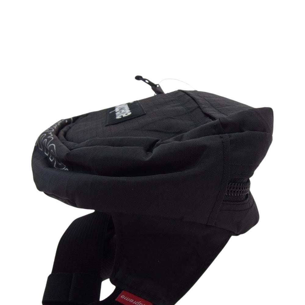 Supreme シュプリーム 18AW WAIST BAG ボックス ロゴ ウェスト バッグ ブラック系【極上美品】【中古】