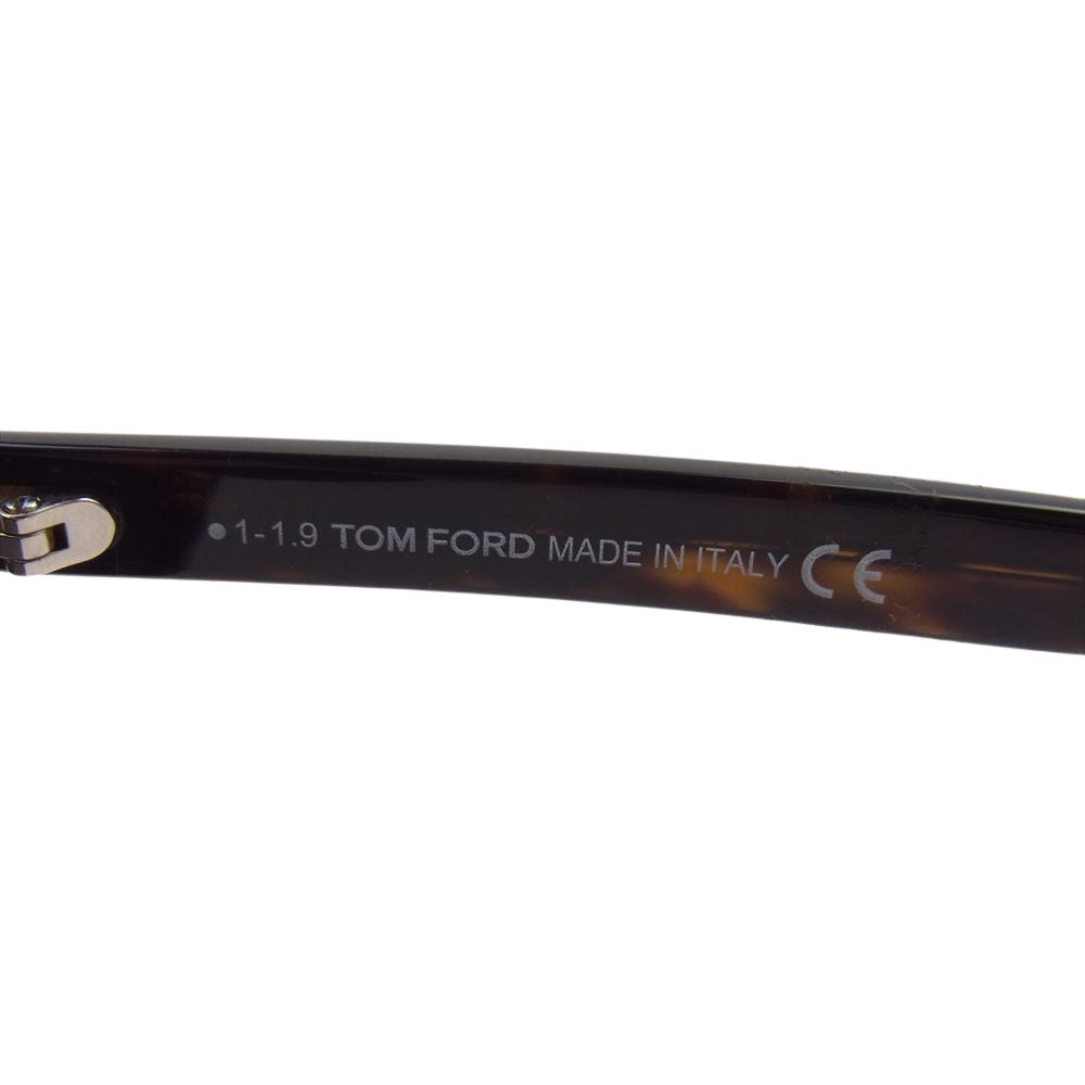 TOM FORD トムフォード TF595-F  Eric-02 エリック ウエリントン サングラス アイウェア ダークブラウン系 55□19 145 *3【中古】