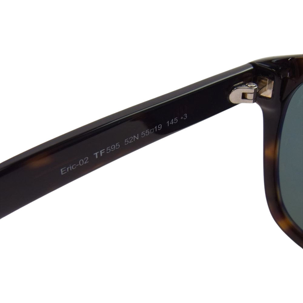 TOM FORD トムフォード TF595-F  Eric-02 エリック ウエリントン サングラス アイウェア ダークブラウン系 55□19 145 *3【中古】