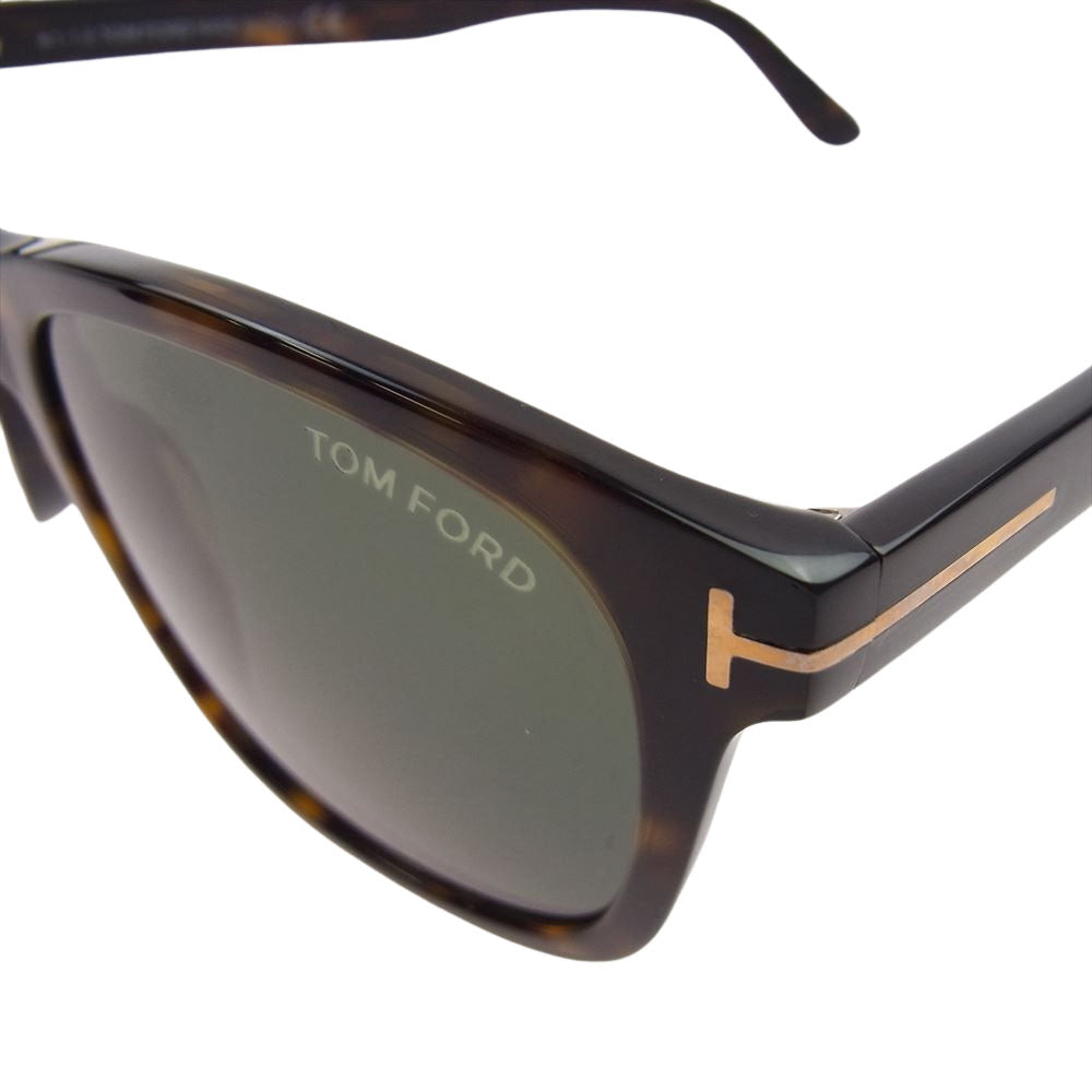 TOM FORD トムフォード TF595-F  Eric-02 エリック ウエリントン サングラス アイウェア ダークブラウン系 55□19 145 *3【中古】