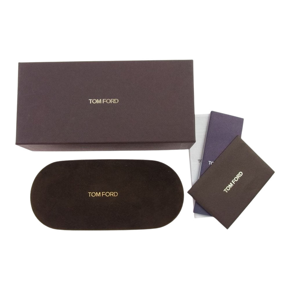 TOM FORD トムフォード TF595-F  Eric-02 エリック ウエリントン サングラス アイウェア ダークブラウン系 55□19 145 *3【中古】