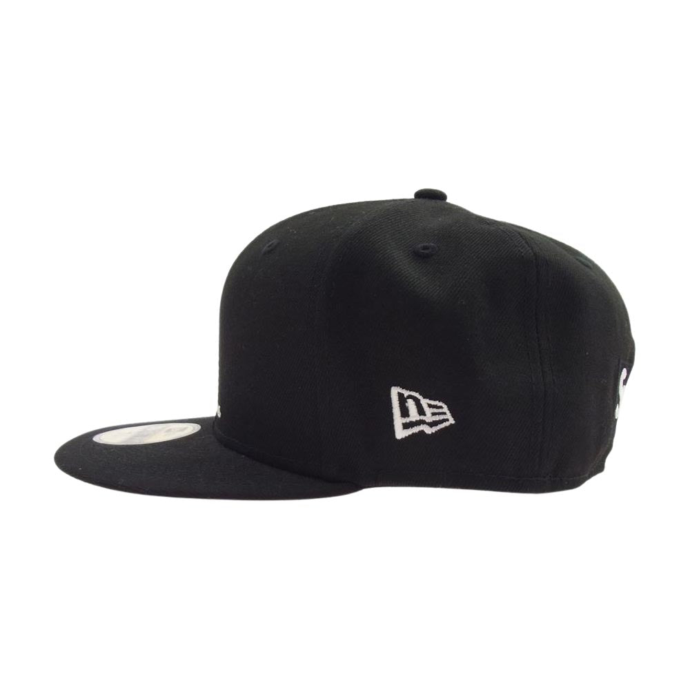 Supreme シュプリーム 21SS × New Era ニューエラ Reverse Box Logo Cap リバース ボックス ロゴ キャップ ブラック系 57.7cm 【極上美品】【中古】