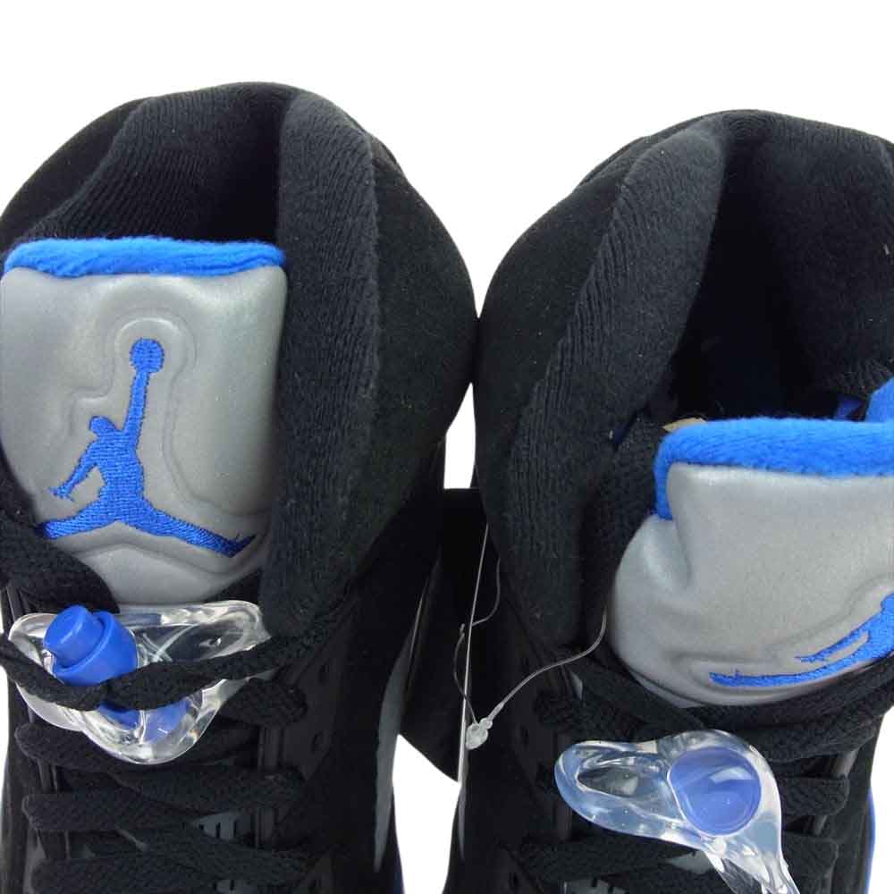NIKE ナイキ CT4838-004 Air Jordan 5 Retro Racer Blue エアジョーダン 5 レトロ レーサー ブルー スニーカー ブラック系 27.5cm【極上美品】【中古】