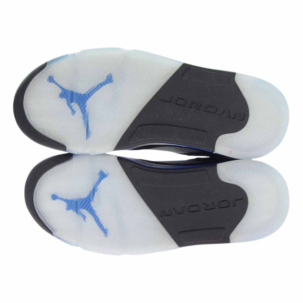 NIKE ナイキ CT4838-004 Air Jordan 5 Retro Racer Blue エアジョーダン 5 レトロ レーサー ブルー スニーカー ブラック系 27.5cm【極上美品】【中古】