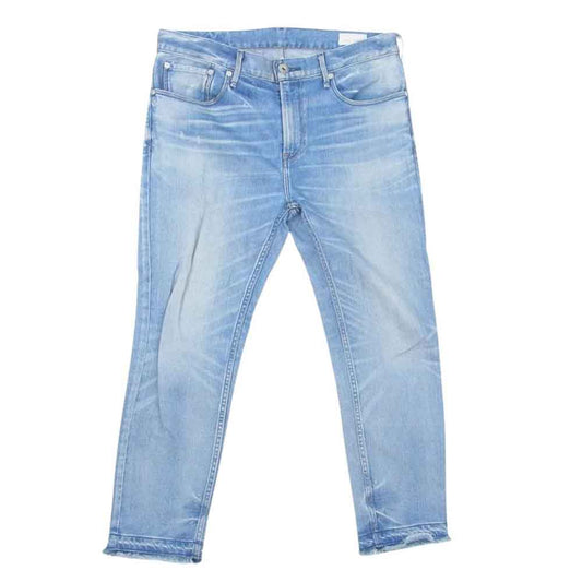 アッパーハイツ 195829 ダメージ加工 カットオフ デニム パンツ インディゴブルー系 32【中古】