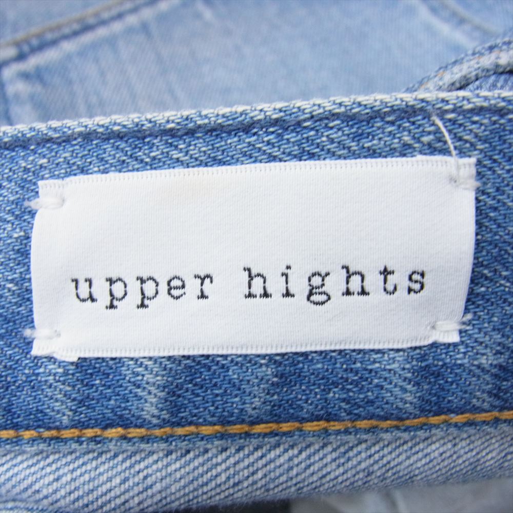 アッパーハイツ 195829 ダメージ加工 カットオフ デニム パンツ インディゴブルー系 32【中古】