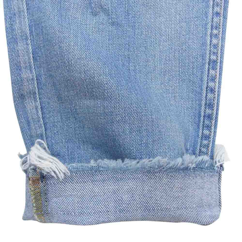 アッパーハイツ 195829 ダメージ加工 カットオフ デニム パンツ インディゴブルー系 32【中古】