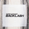 ISAMUKATAYAMA BACKLASH イサムカタヤマバックラッシュ 13912 リネン シルク ストライプ パジャマシャツ オフホワイト系 M【中古】