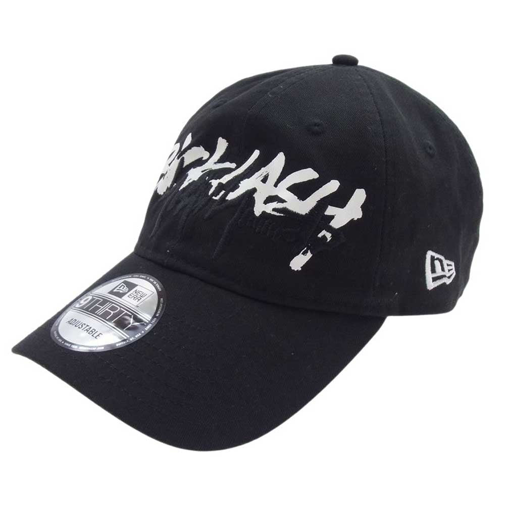 Yohji Yamamoto ヨウジヤマモト ISAMU KATAYAMA BACKLASH NEW ERA イサムカタヤマ バックラッシュ ニューエラ ロゴ刺繍 キャップ ブラック系【中古】