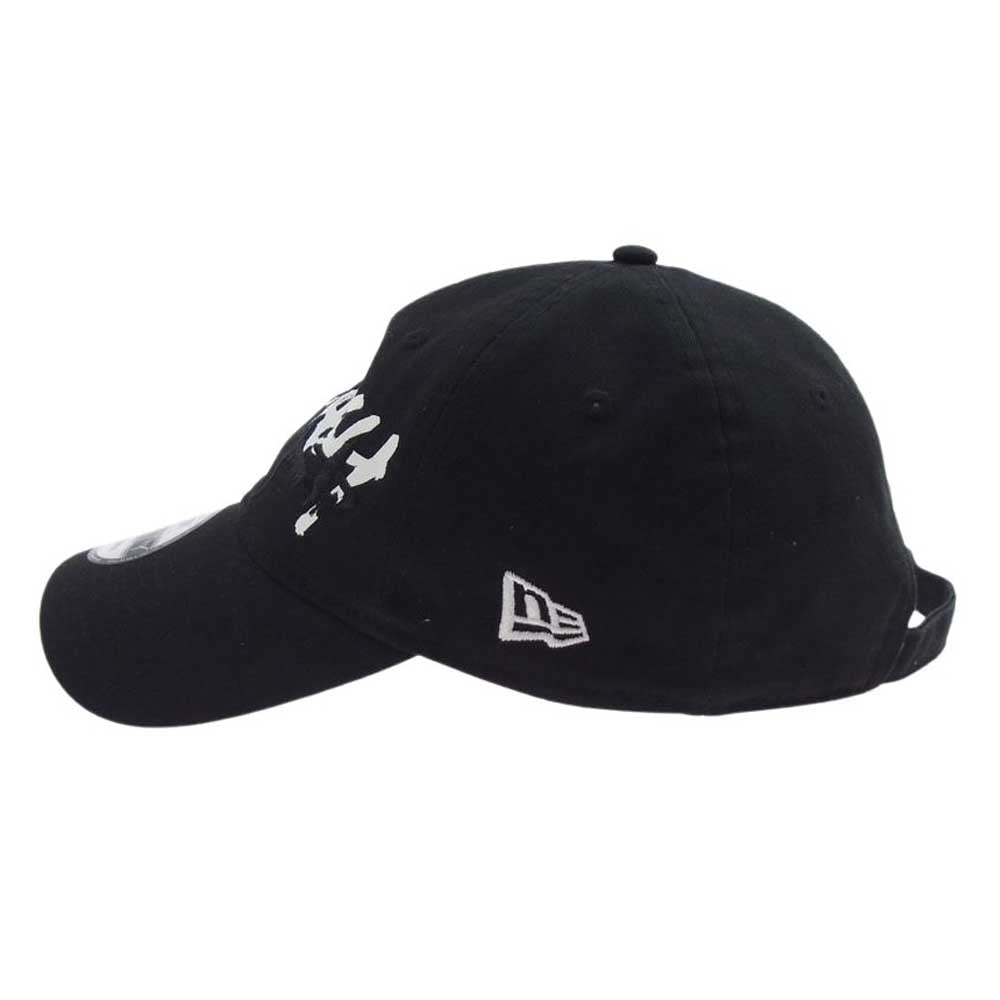 Yohji Yamamoto ヨウジヤマモト ISAMU KATAYAMA BACKLASH NEW ERA イサムカタヤマ バックラッシュ ニューエラ ロゴ刺繍 キャップ ブラック系【中古】