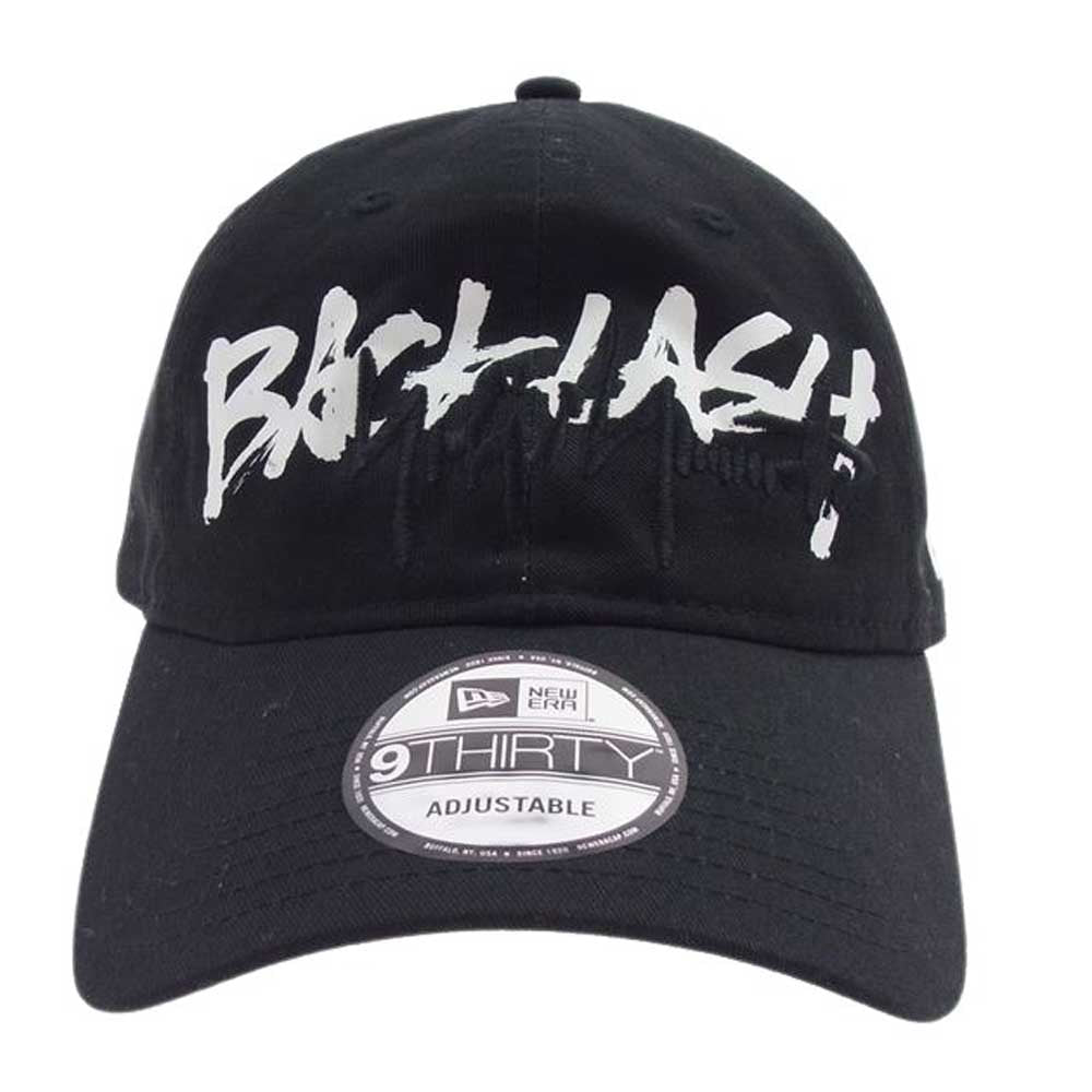 Yohji Yamamoto ヨウジヤマモト ISAMU KATAYAMA BACKLASH NEW ERA イサムカタヤマ バックラッシュ ニューエラ ロゴ刺繍 キャップ ブラック系【中古】