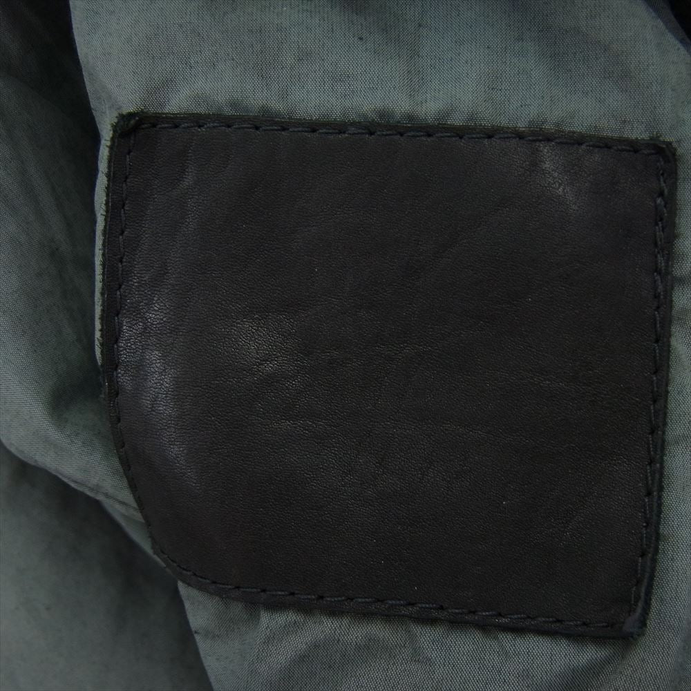 ISAMUKATAYAMA BACKLASH イサムカタヤマバックラッシュ IN-1948-01  incarnation SINGLE LEATHER JACKET GERMAN BABY CALF インカネーション ドイツベビーカーフ レザー シングル ライダース ジャケット ブラック系 L【中古】