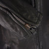 ISAMUKATAYAMA BACKLASH イサムカタヤマバックラッシュ IN-1948-01  incarnation SINGLE LEATHER JACKET GERMAN BABY CALF インカネーション ドイツベビーカーフ レザー シングル ライダース ジャケット ブラック系 L【中古】