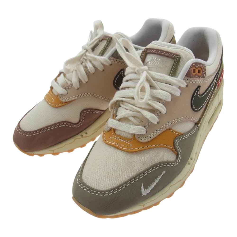 NIKE ナイキ DQ8656-133 WMNS Air Max 1 Premium ウィメンズ エアマックス スニーカー ベージュ系 カーキ系 26.5cm【中古】