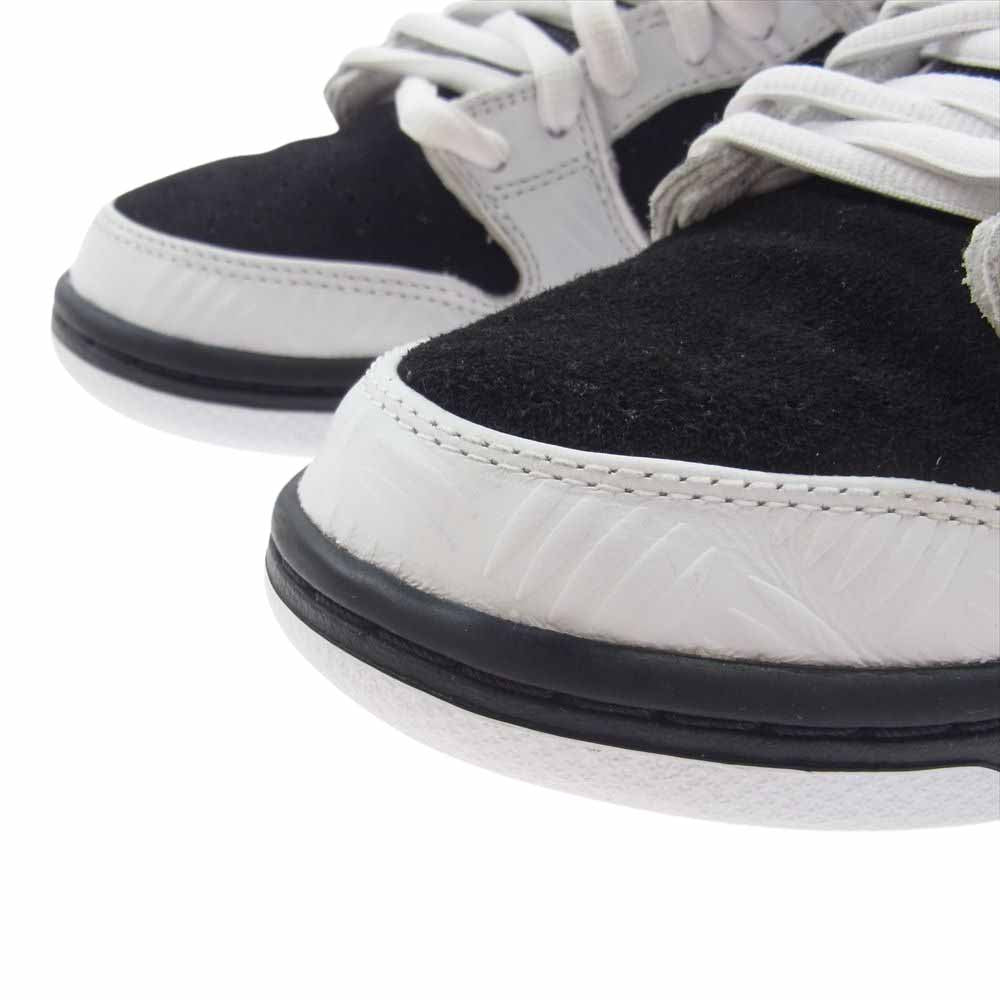 NIKE ナイキ FD2629-100 × TIGHTBOOTH SB Dunk Low Pro QS Black and White タイトブース エスビー ダンクロー スニーカー ブラック系 ホワイト系 26cm【中古】
