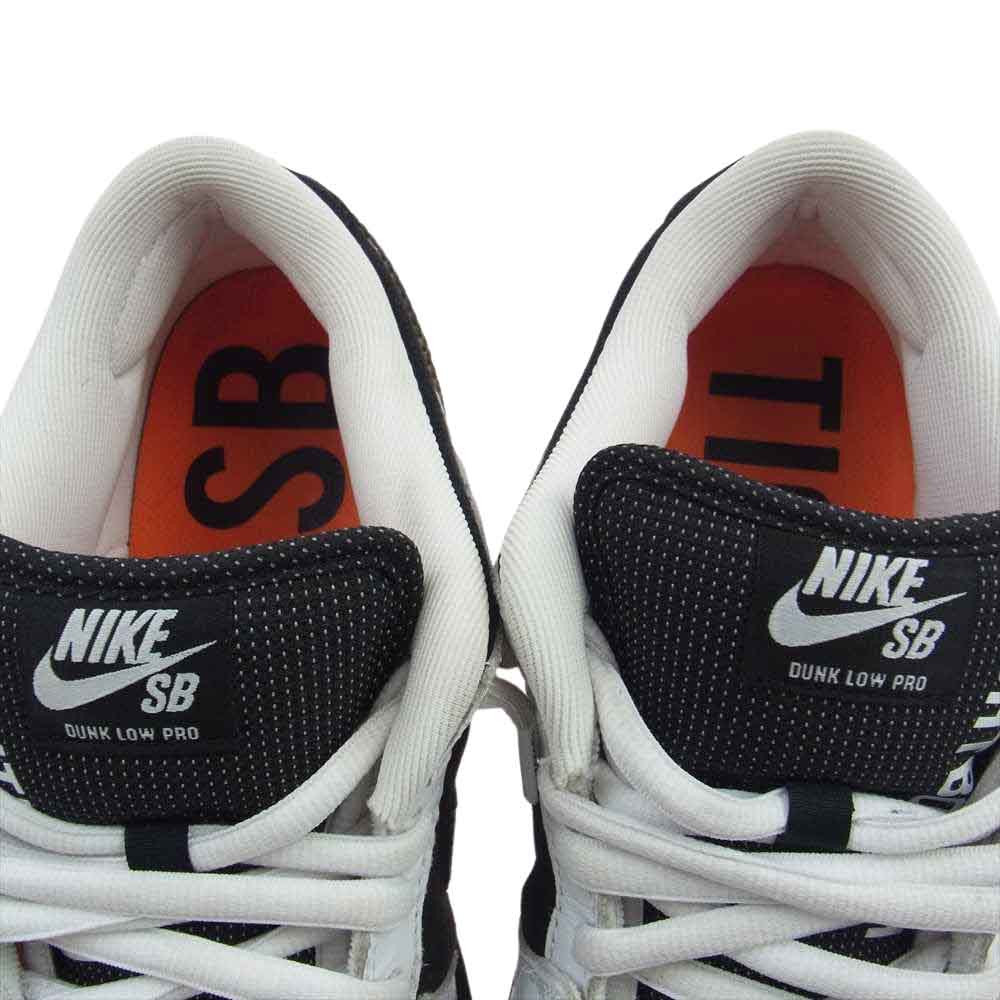 NIKE ナイキ FD2629-100 × TIGHTBOOTH SB Dunk Low Pro QS Black and White タイトブース エスビー ダンクロー スニーカー ブラック系 ホワイト系 26cm【中古】