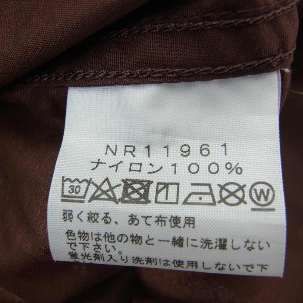 THE NORTH FACE ノースフェイス NR11961 L/S NUPTSE SHIRT ロングスリーブ ヌプシ シャツ長袖 撥水  ブラウン系 M【中古】