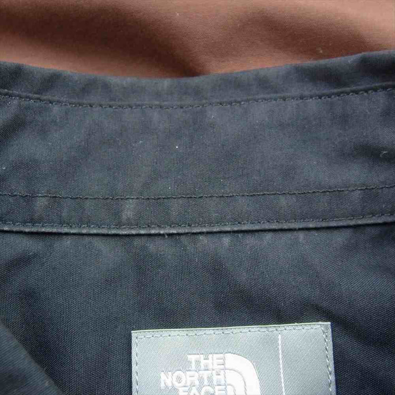 THE NORTH FACE ノースフェイス NR11961 L/S NUPTSE SHIRT ロングスリーブ ヌプシ シャツ長袖 撥水  ブラウン系 M【中古】