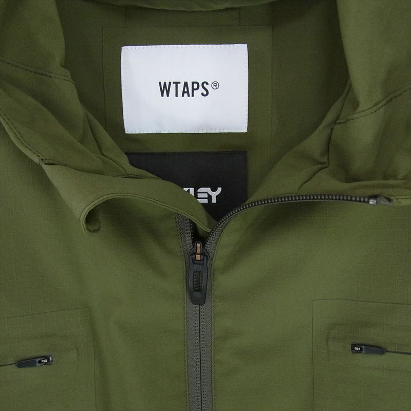 WTAPS ダブルタップス 19SS  191OJOKD-JKM01 x OAKLEY KEYS JACKET POLY RIPSTOP オークリー キーズ ジャケット リップストップ ダークブラッシュ グリーン系 XS USEU XS  JPN S【中古】