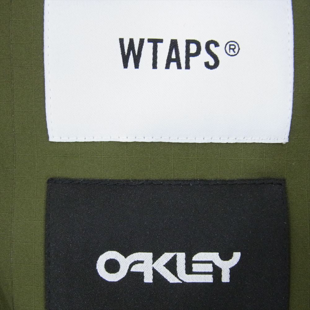 WTAPS ダブルタップス 19SS  191OJOKD-JKM01 x OAKLEY KEYS JACKET POLY RIPSTOP オークリー キーズ ジャケット リップストップ ダークブラッシュ グリーン系 XS USEU XS  JPN S【中古】