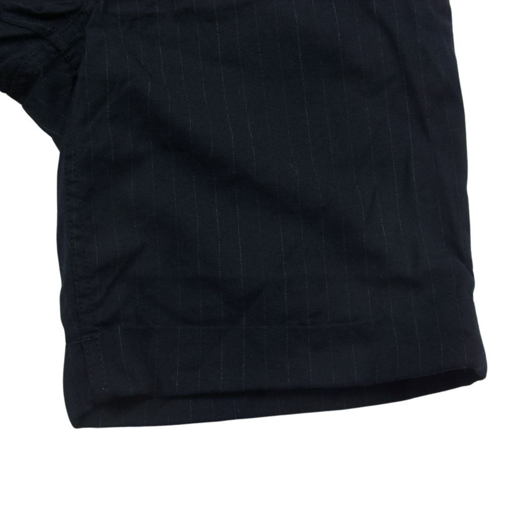 COMME des GARCONS HOMME PLUS コムデギャルソンオムプリュス PK-P091 ピンストライプ ウール ショーツ ブラック系 XS【中古】