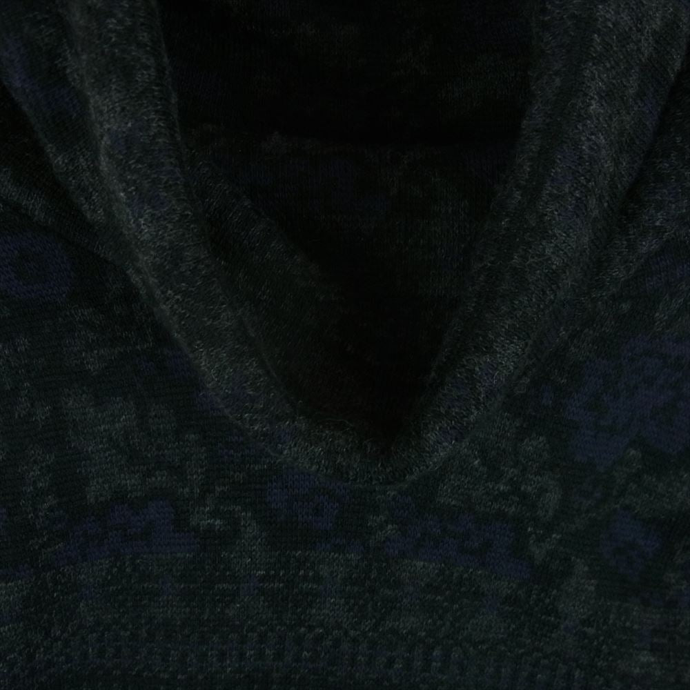 Y's Yohji Yamamoto ワイズ ヨウジヤマモト YV-T08-161 変形 タートルネック ハイネック ニット ベスト セーター ダークグレー系 グレー系 2【中古】