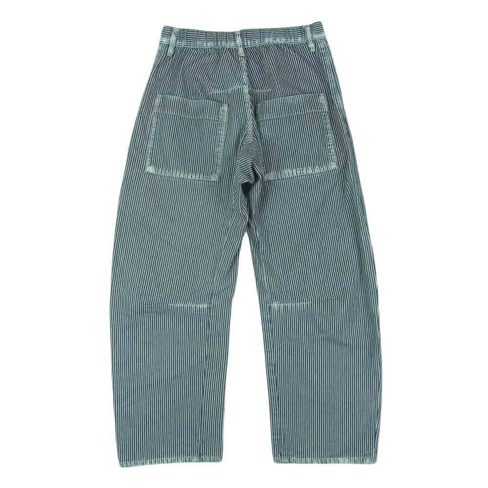 Y's Yohji Yamamoto ワイズ ヨウジヤマモト ストライプ ヒッコリー ペインター パンツ インディゴブルー系 ホワイト系 1【中古】