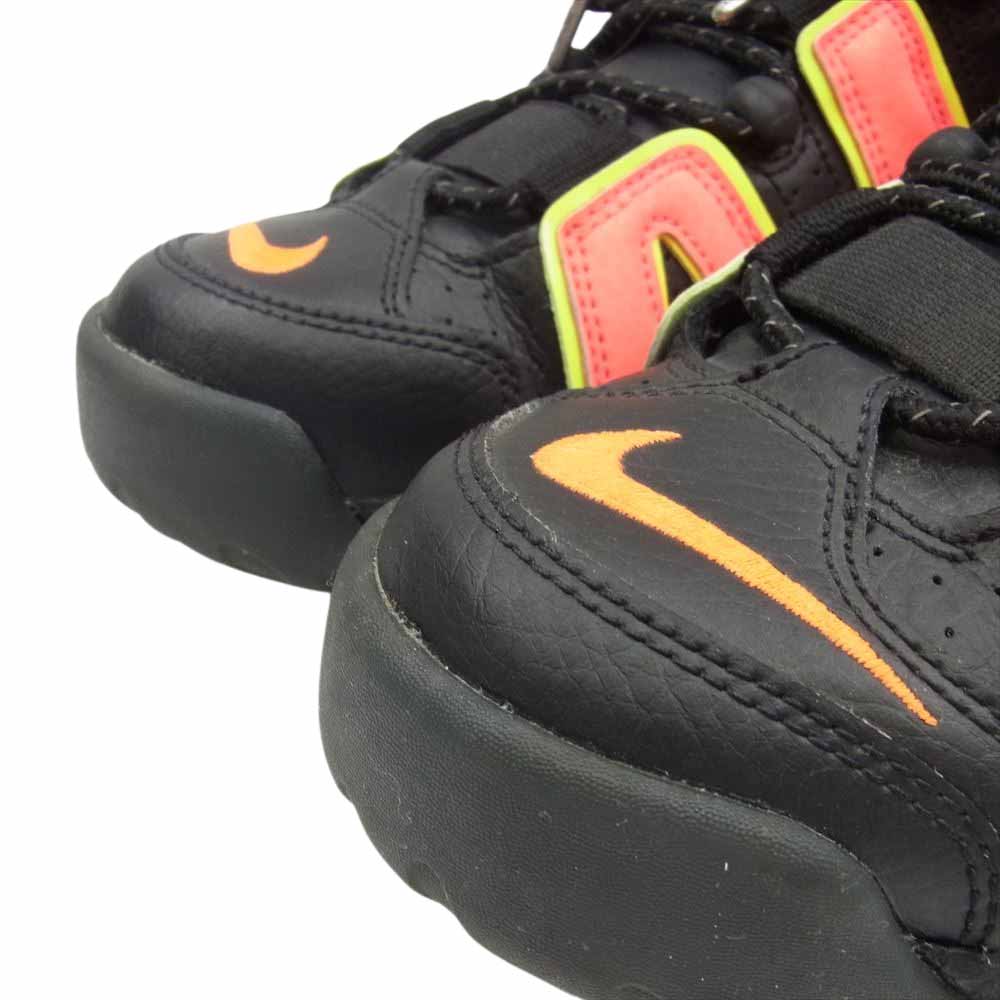 NIKE ナイキ 917593-002 WMNS AIR MORE UPTEMPO HOT PUNCH ウィメンズ エアモアアップテンポ ホットパンチ モアテン スニーカー ブラック系 26cm【中古】