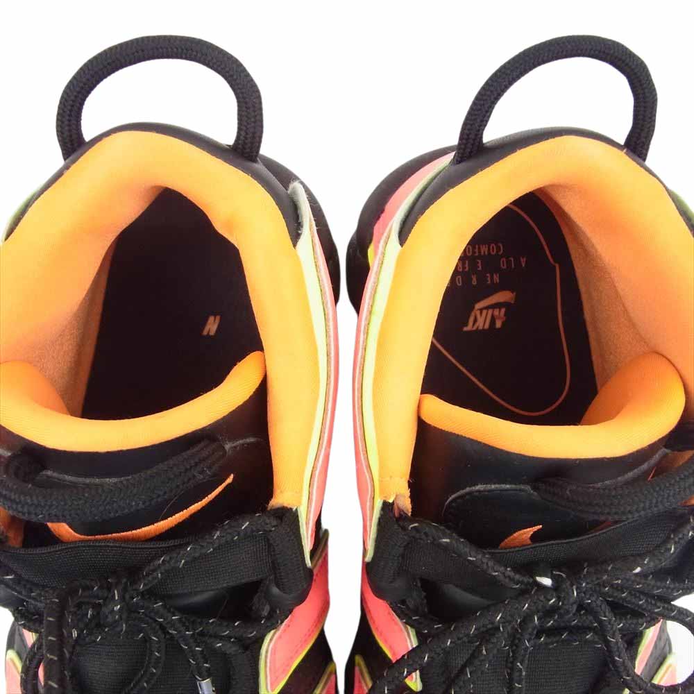 NIKE ナイキ 917593-002 WMNS AIR MORE UPTEMPO HOT PUNCH ウィメンズ エアモアアップテンポ ホットパンチ モアテン スニーカー ブラック系 26cm【中古】