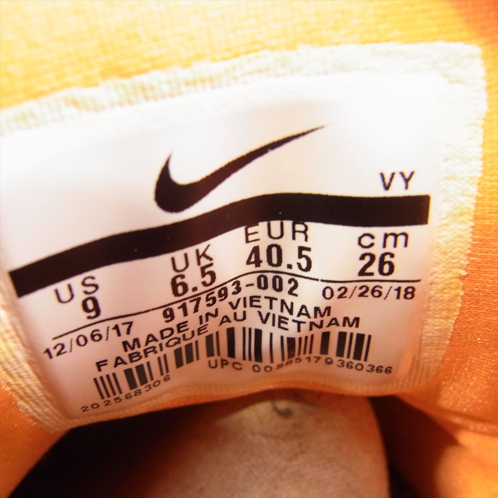 NIKE ナイキ 917593-002 WMNS AIR MORE UPTEMPO HOT PUNCH ウィメンズ エアモアアップテンポ ホットパンチ モアテン スニーカー ブラック系 26cm【中古】