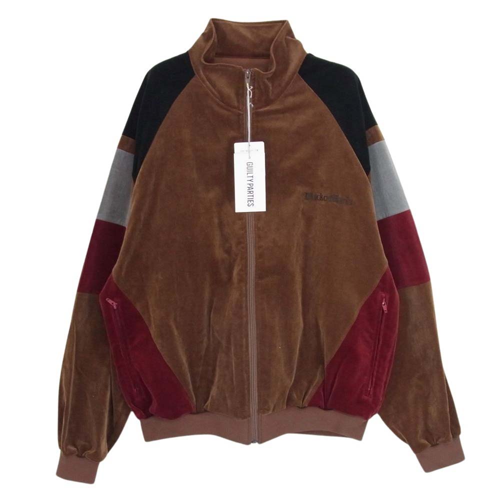 WACKO MARIA ワコマリア 23AW 23FW-WMO-TJ06 VELVETEEN TRACK JACKET ベルベット トラック ジャケット ブラウン系 S【極上美品】【中古】