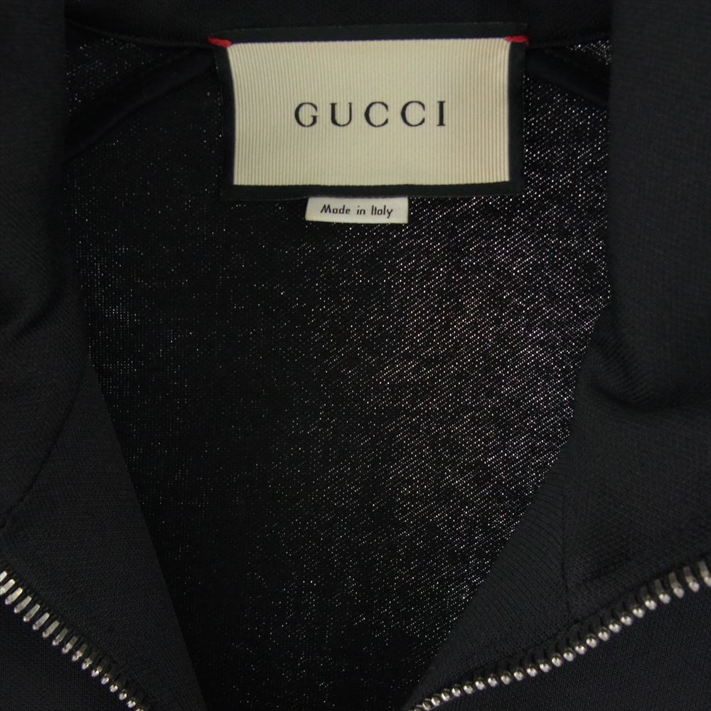 GUCCI グッチ 474634 テクニカル ジャージ トラック ジャケット ブラック系 S【中古】