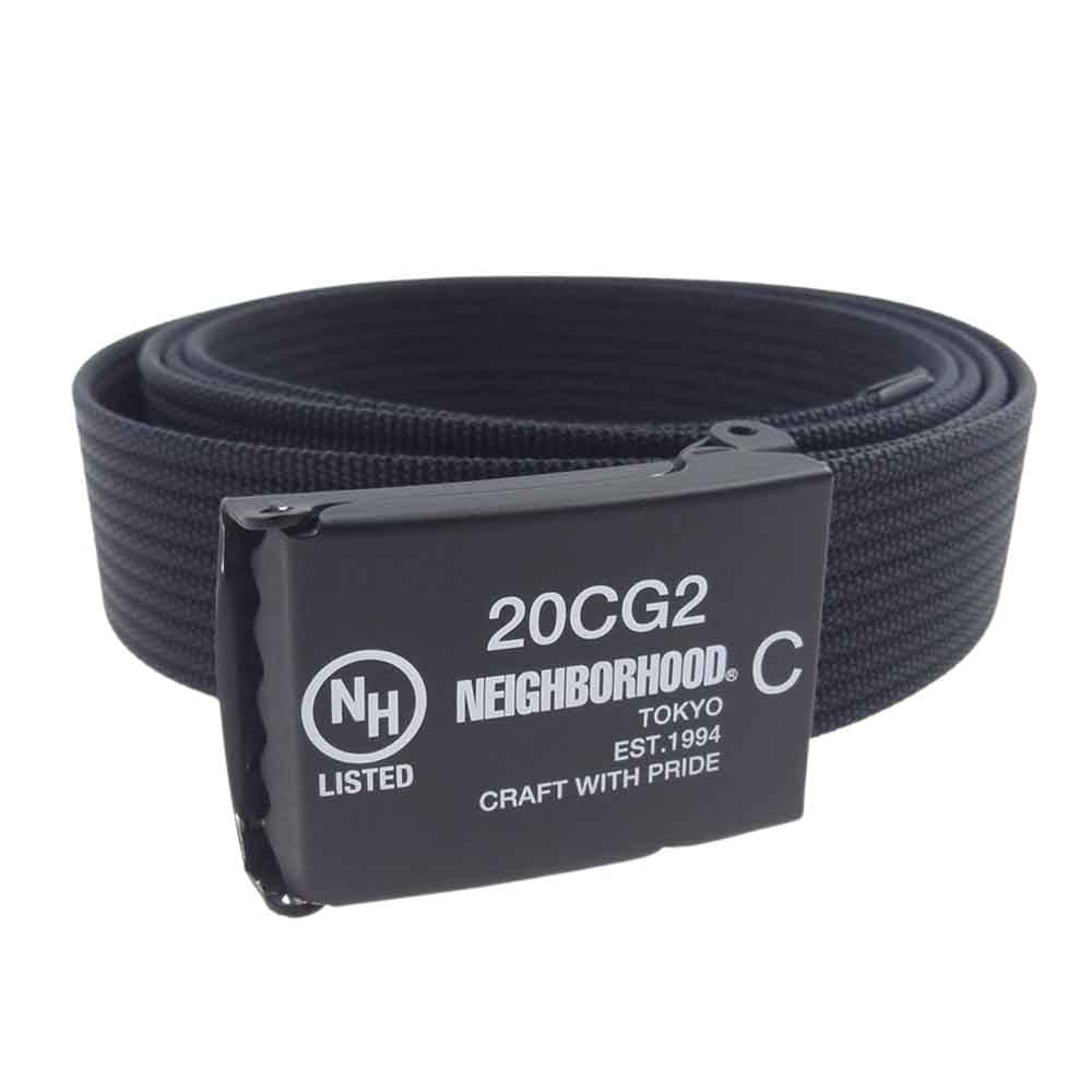NEIGHBORHOOD ネイバーフッド 20SS 201MYNH-AC02 G.I./N-BELT ベルト ブラック系 F【中古】