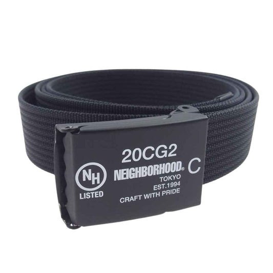 NEIGHBORHOOD ネイバーフッド 20SS 201MYNH-AC02 G.I./N-BELT ベルト ブラック系 F【中古】