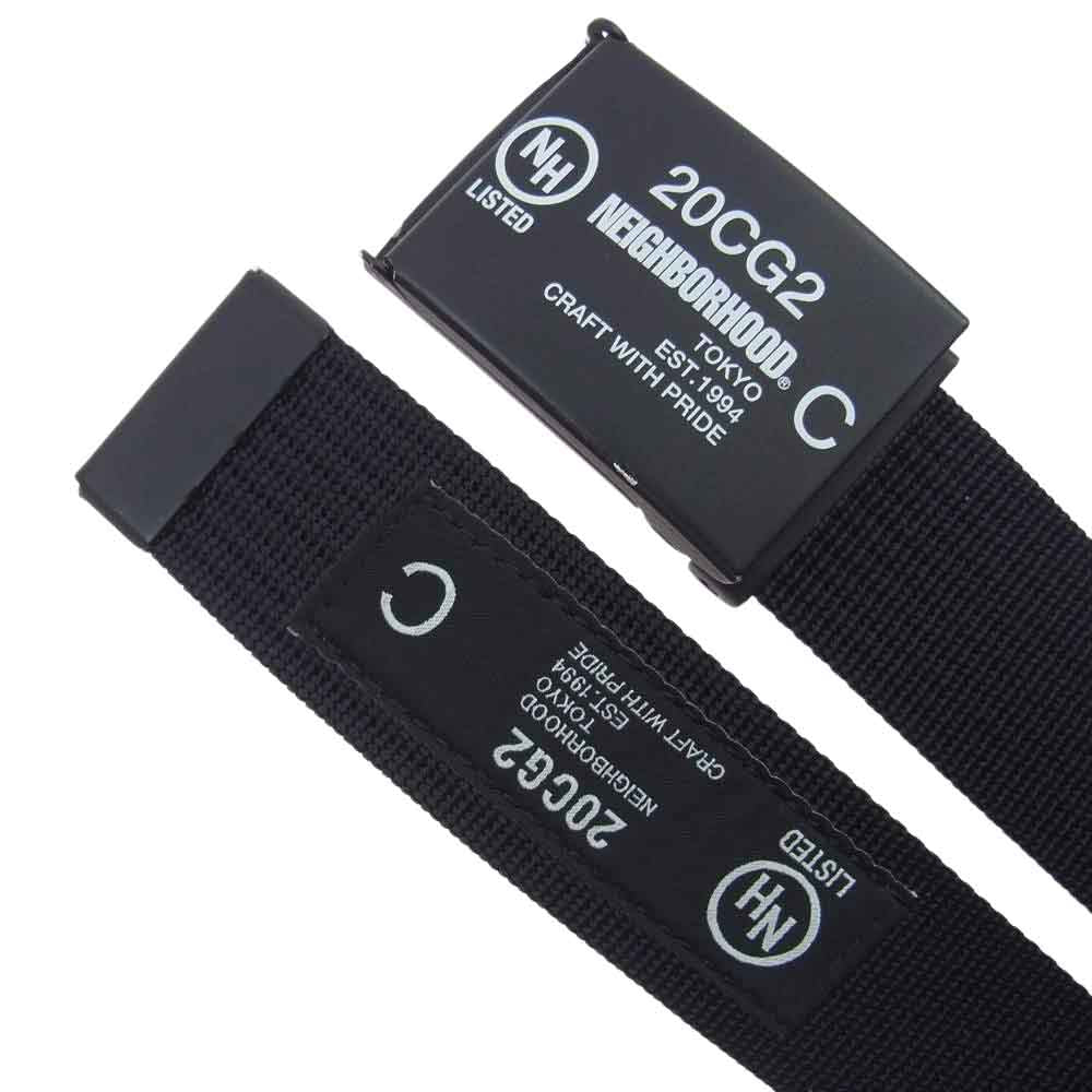 NEIGHBORHOOD ネイバーフッド 20SS 201MYNH-AC02 G.I./N-BELT ベルト ブラック系 F【中古】