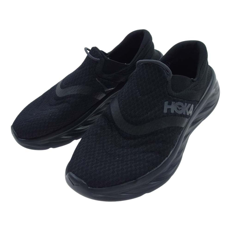 HOKA ONE ONE ホカ オネオネ 1119397 ORA RECOVERY SHOE 2 オラ リカバリー シュー 2 スニーカー ブラック系 26cm【中古】