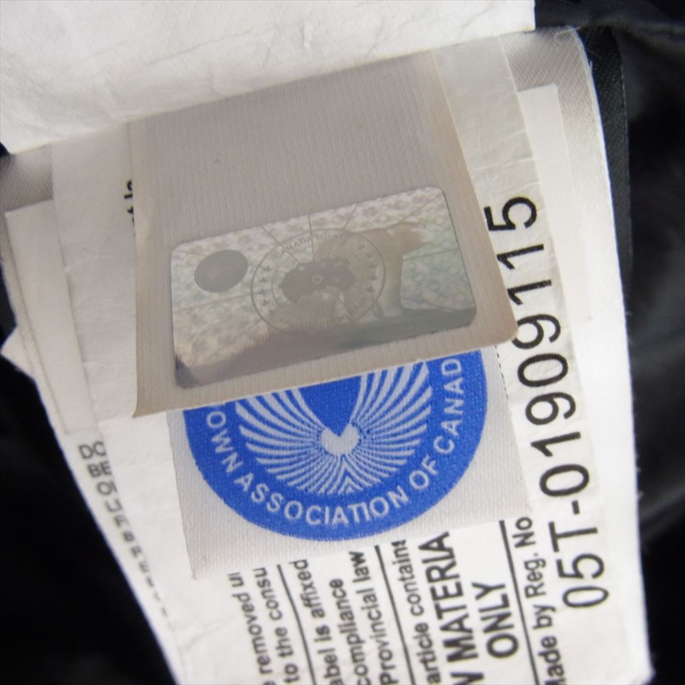 CANADA GOOSE カナダグース 3804MB 国内正規品 サザビーリーグ BLACK LABEL ブラックレーベル MACMILLAN PARKA マクミラン パーカ ダウン ジャケット ブラック系 XS【中古】
