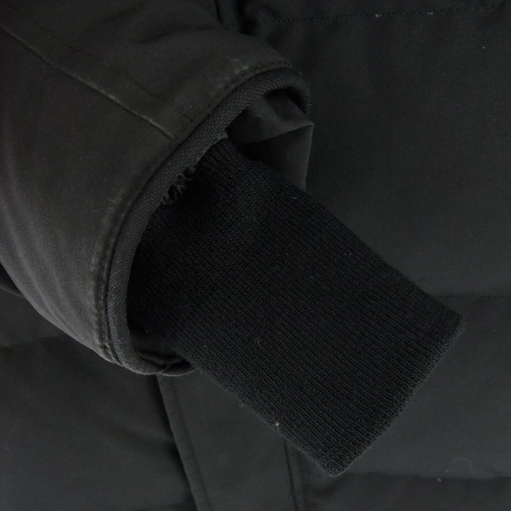 CANADA GOOSE カナダグース 3804MB 国内正規品 サザビーリーグ BLACK LABEL ブラックレーベル MACMILLAN PARKA マクミラン パーカ ダウン ジャケット ブラック系 XS【中古】