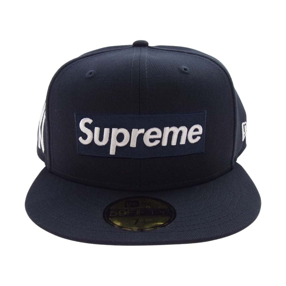 Supreme シュプリーム 24SS × New Era ニューエラ MLB Teams Box Logo ボックス ロゴ キャップ ネイビー系 7.5 59.6cm【新古品】【未使用】【中古】