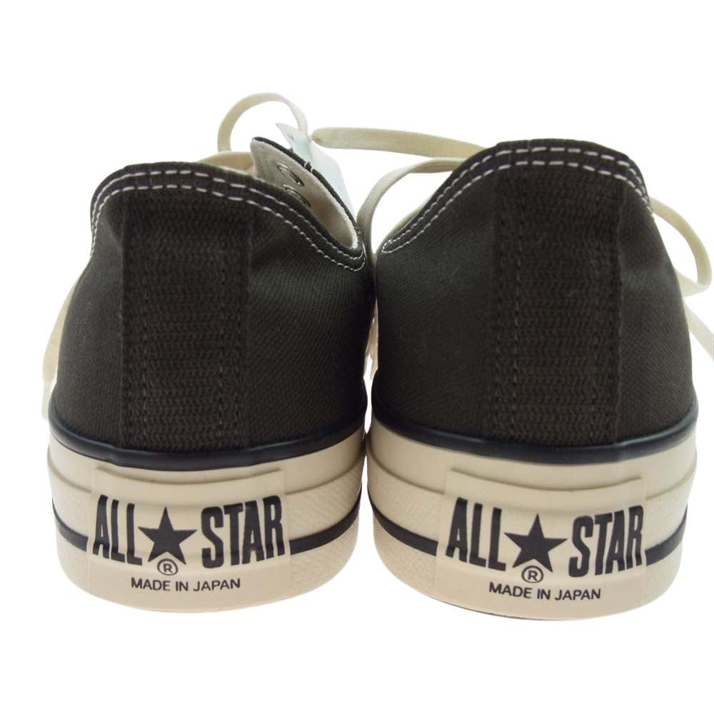 CONVERSE コンバース BEAMS 別注 ANVAS ALL STAR J 80s OX ビームス 日本製 オールスター ローカット スニーカー ブラック系 27.5cm【新古品】【未使用】【中古】