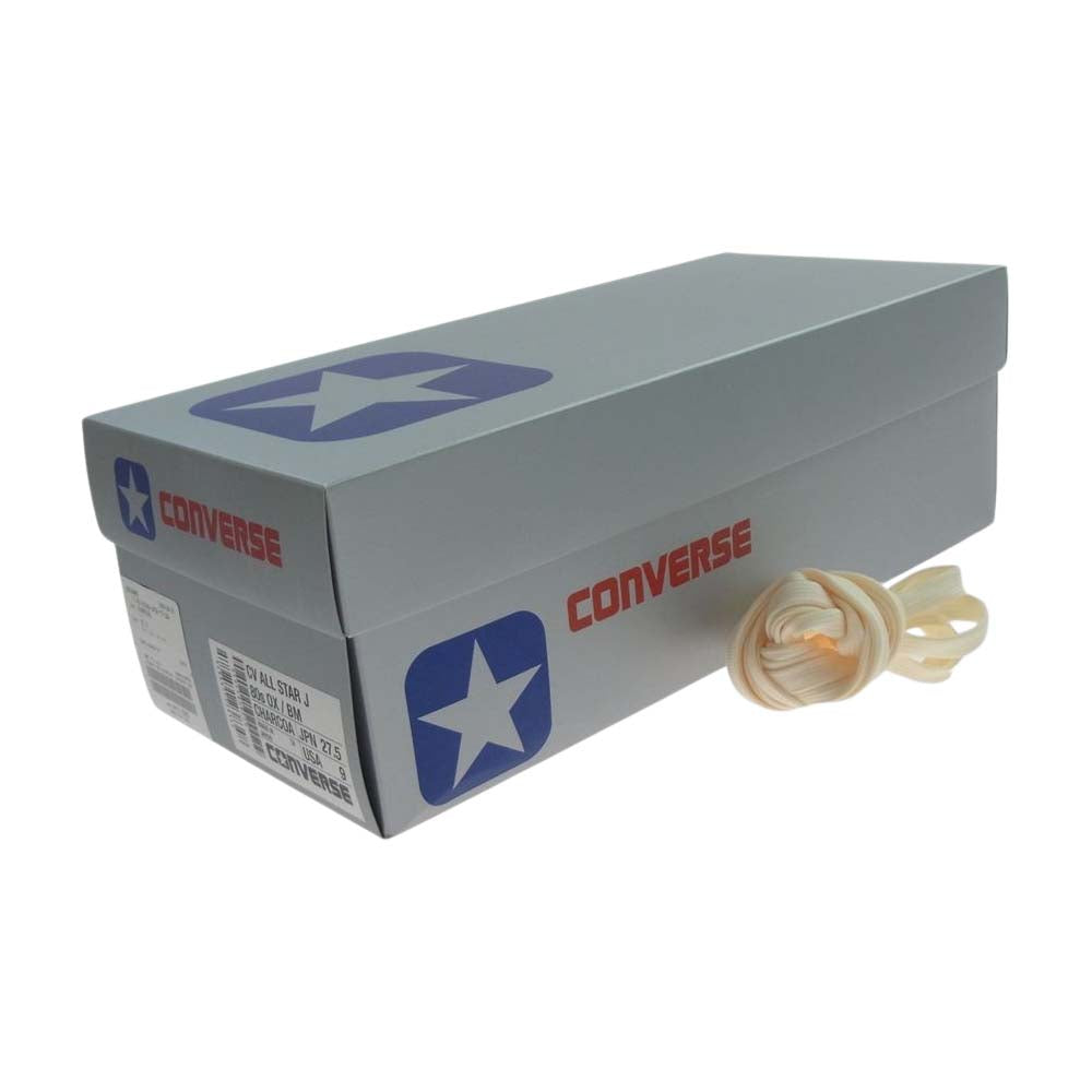 CONVERSE コンバース BEAMS 別注 ANVAS ALL STAR J 80s OX ビームス 日本製 オールスター ローカット スニーカー ブラック系 27.5cm【新古品】【未使用】【中古】