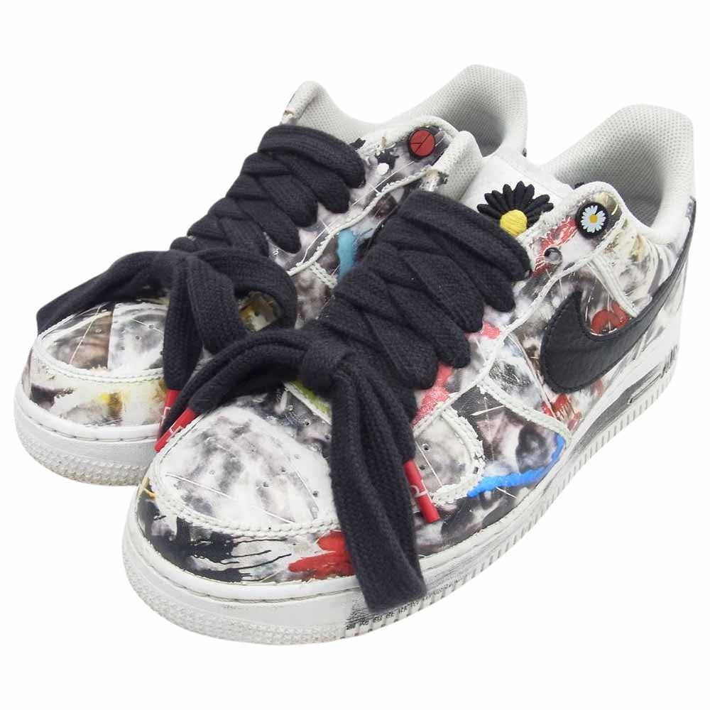 NIKE ナイキ DD3223-100 フェイクバスターズ鑑定済 × PEACEMINUSONE ピースマイナスワン Air Force 1 Low Para-noise White Black AF1 エアフォースワン ロー パラノイズ ホワイト ブラック スニーカー マルチカラー系 26.5cm【中古】