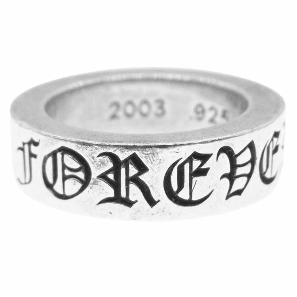 CHROME HEARTS クロムハーツ（原本無） SPACER FOREVER フォーエバー 6mm スペーサー リング シルバー系 7号【中古】