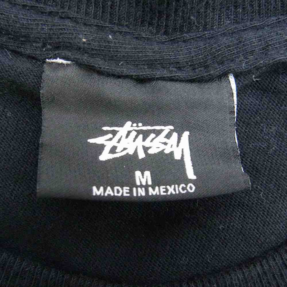 STUSSY ステューシー バックプリント スケボー Tシャツ 半袖 ブラック系 M【中古】
